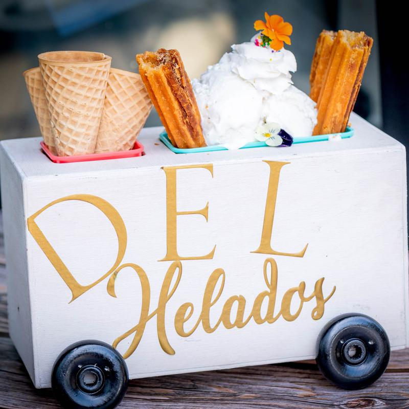 DEL Helados — our handmade ice cream cart