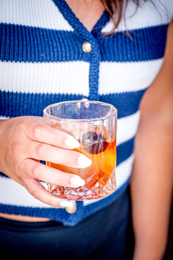 Old fashioned cocktail